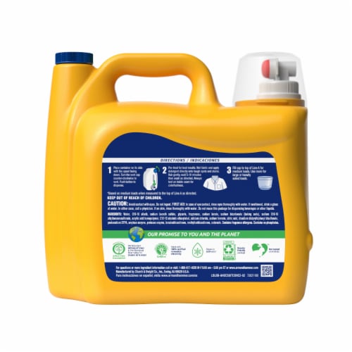 Arm & Hammer™ Fresh Scent Plus Oxi Clean™ Liquid Laundry Detergent Perspective: bottom