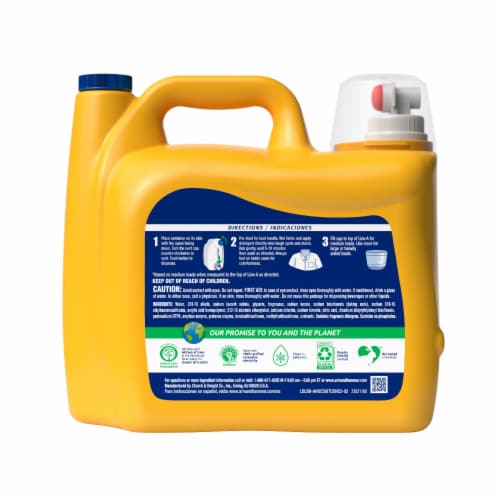 Arm & Hammer™ Fresh Burst™ With Odor Blasters™ Plus Oxi Clean™ Liquid Laundry Detergent Perspective: bottom