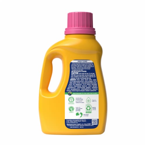 Arm & Hammer™ Orchard Bloom Scented 3-In-1 Detergent Plus Liquid Softener Perspective: bottom