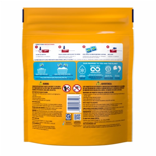 ARM & HAMMER Deep Clean Stain Formula Laundry Detergent Power Paks Perspective: bottom
