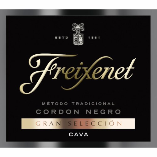 Freixenet Brut Cordon Negro Cava Spain Sparkling Wine Perspective: bottom