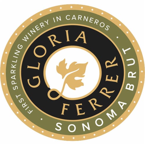 Gloria Ferrer Sonoma Brut Champagne California Sparkling Wine Perspective: bottom
