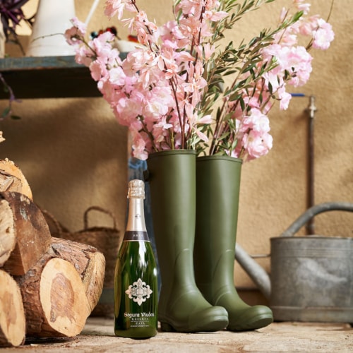 Segura Viudas Brut Cava Spain Sparkling Wine Perspective: bottom