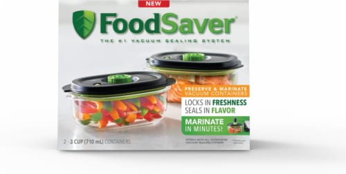 FoodSaver®  Preserve & Marinate Vacuum Container Set Perspective: bottom