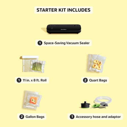 FoodSaver® VS1210 Space Saving Vacuum Sealing System Perspective: bottom