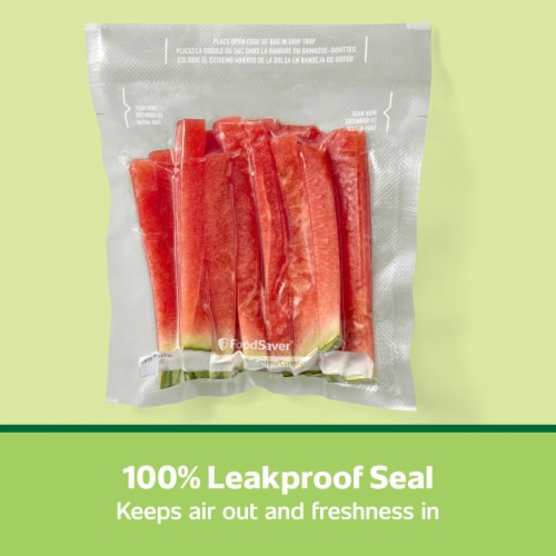 FoodSaver® Pint Pre-Cut Vacuum Seal Bags, 27 Pack Perspective: bottom
