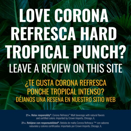 Corona Refresca Hard Tropical Punch Flavored Malt Beverage 12 Cans Variety Pack Perspective: bottom