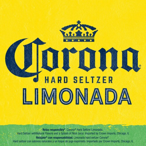 Corona Hard Seltzer Limonada Gluten Free Variety Pack Spiked Sparkling Water, 12 cans / 12 fl oz