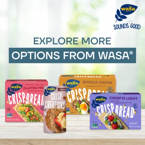 Wasa Crisp Creations Sesame + Sea Salt Large Crackers 8.3 oz Perspective: bottom