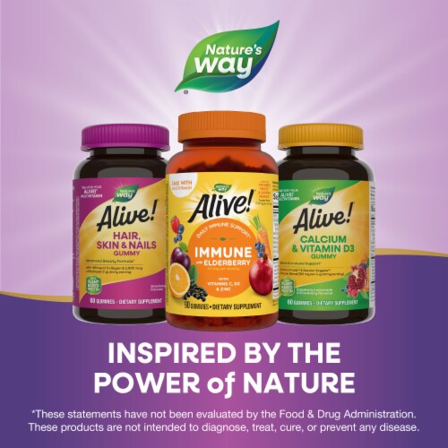 Nature's Way Alive!® Premium Immune Gummies Perspective: bottom