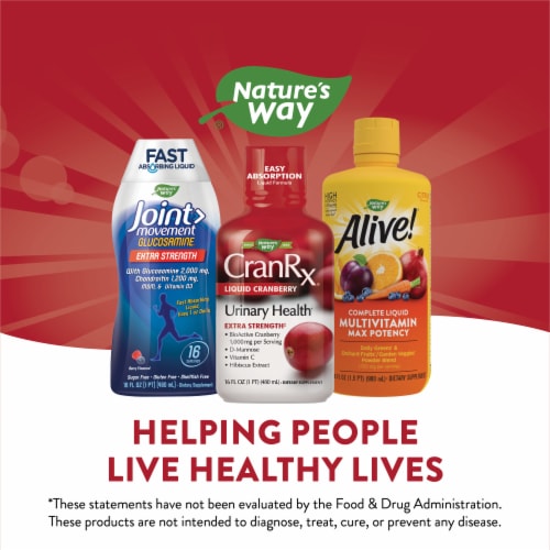 Nature's Way CranRx Liquid Cranberry Supplement Perspective: bottom