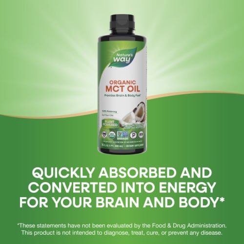 Nature's Way® Organic MCT Oil Perspective: bottom