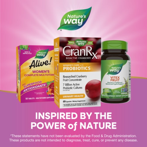 Nature's Way® CranRx® Women's Care with Probiotics Capsules Perspective: bottom