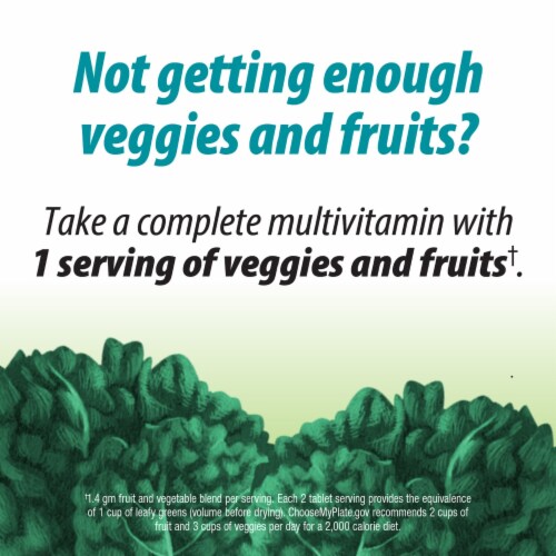 Nature's Way Alive! Garden Goodness Men's Multi-Vitamin Tablets Perspective: bottom
