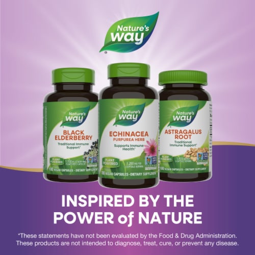 Nature's Way® Organic Echinacea Purpurea Capsules Perspective: bottom