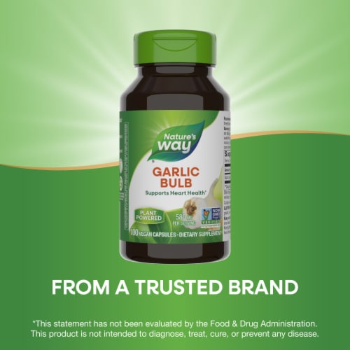 Nature's Way® Garlic Bulb Capsules Perspective: bottom