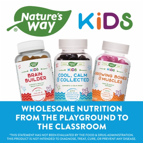 Nature's Way Kids Cool, Calm & Collected Gummies Perspective: bottom