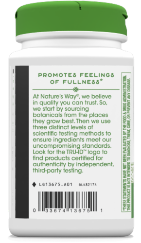 Nature's Way® Glucomannan Root Vcaps 665 mg Perspective: bottom
