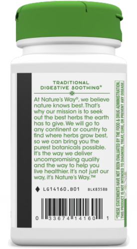 Nature's Way® Peppermint Leaves Capsules 400 mg Perspective: bottom