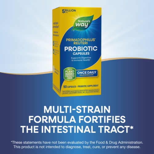 Nature's Way® Primadophilus® Reuteri Superior Probiotic Delayed Release Capsules Perspective: bottom