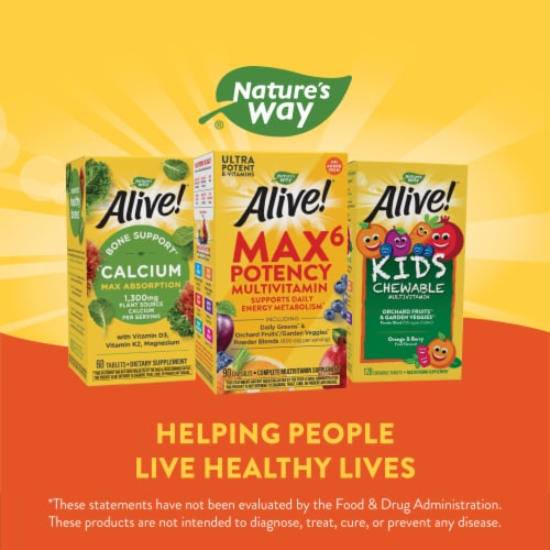 Nature's Way® Alive! Max 6 Potency Multivitamin 90 Capsules Perspective: bottom