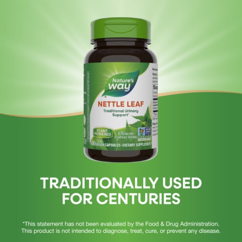 Nature's Way® Nettle Leaf Capsules Perspective: bottom
