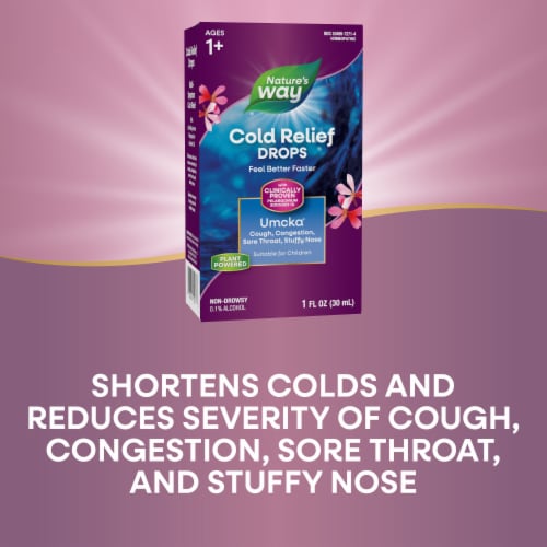 Nature's Way® Umcka® Cold Care Alcohol Free Drops Perspective: bottom