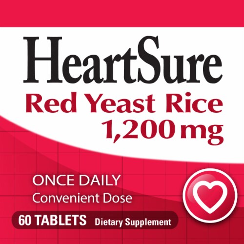 Nature's Way® Heartsure Red Yeast Rice Tablets 1200 mg Perspective: bottom