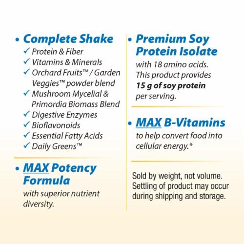 Nature's Way® Alive! Vanilla Ultra-Shake Powder Perspective: bottom
