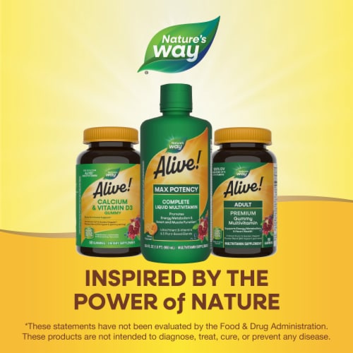 Nature's Way® Alive!® Whole Food Energizer Liquid Multi-Vitamin Perspective: bottom