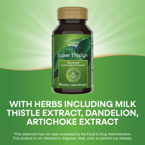 Nature's Way® Super Thisilyn Advanced Liver Support Vegan Capsules Perspective: bottom
