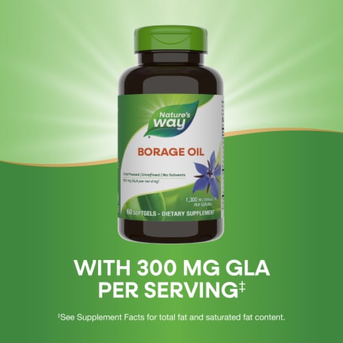 Nature's Way® Efa Gold Borage Softgels 1300 mg Perspective: bottom