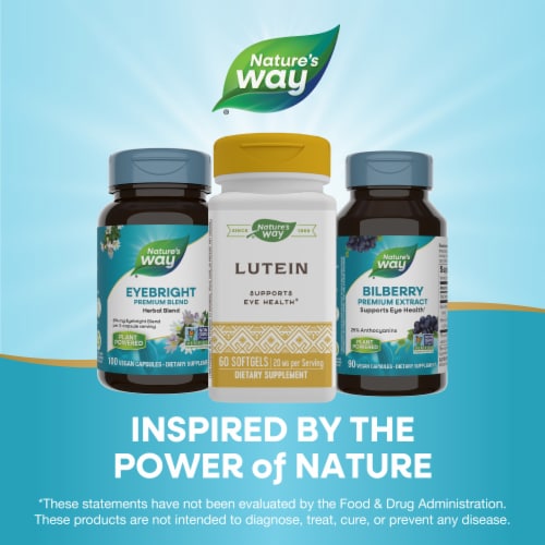 Nature's Way Lutein Softgels Perspective: bottom