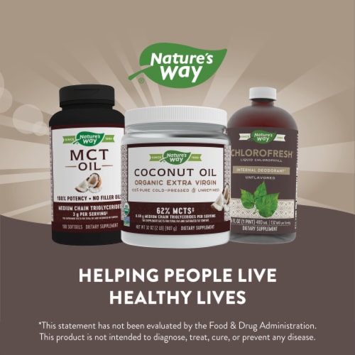 Nature's Way® Organic Extra Virgin Coconut Oil Perspective: bottom