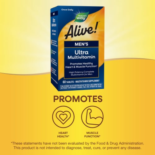 Nature's Way® Alive!® Once Daily Men's Ultra Potency Multivitamin Perspective: bottom