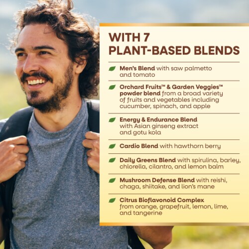 Nature's Way Alive! Men's Ultra B Vitamins Plant Based Blends Multivitamin Tablets Perspective: bottom