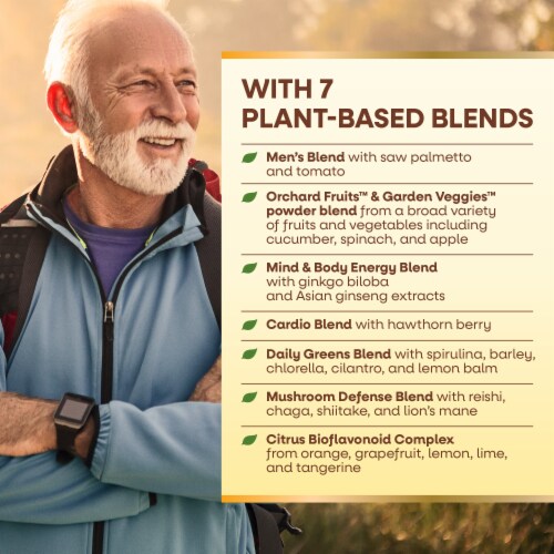 Nature's Way Alive! Men's 50+ Ultra Multivitamin With B Vitamins Plant Based Blends Tablets Perspective: bottom
