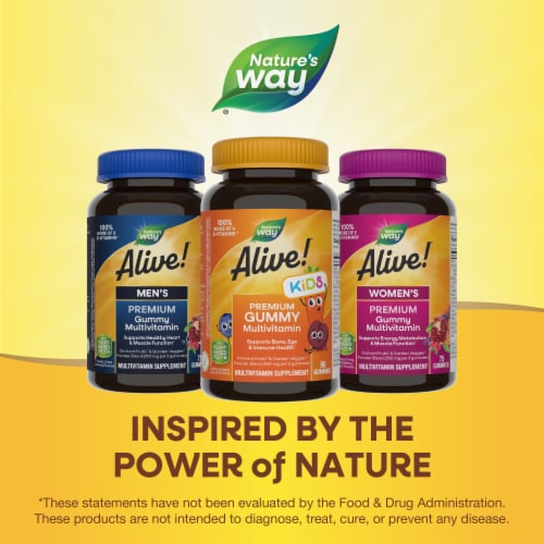 Nature's Way Alive!® Kids Gummy Multivitamin Perspective: bottom