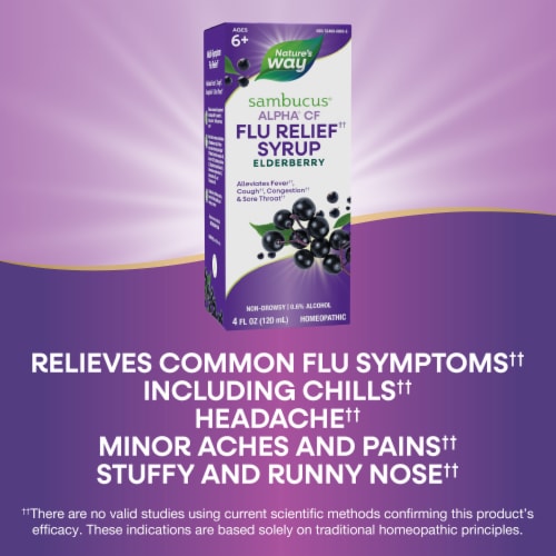 Nature's Way® Sambucus Flu Care Elderberry Syrup Perspective: bottom