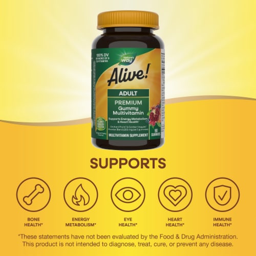 Nature's Way® Alive!® Adult Multi-Vitamin Gummies Perspective: bottom