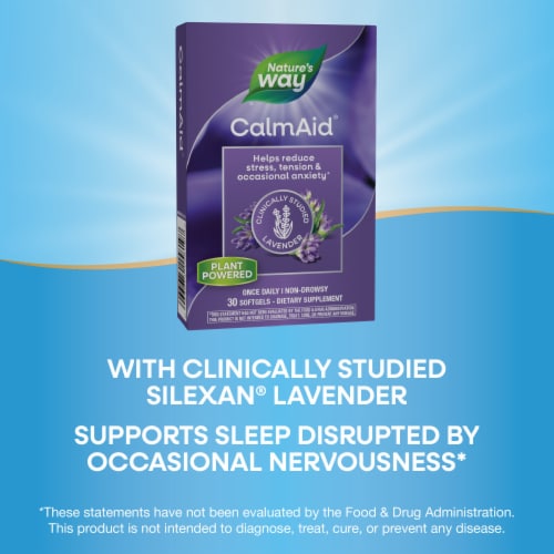 Nature's Way® Calm Aid® Non Drowsy Lavender Softgels Perspective: bottom