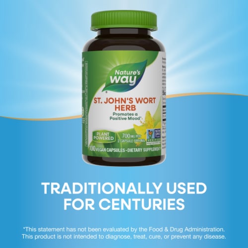 Nature's Way® St. John's Wort Vegan Capsules Perspective: bottom