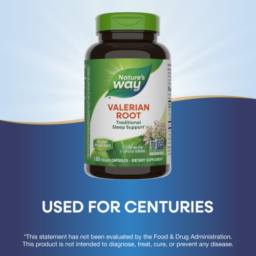 Nature's Way® Valerian Root Vegan Capsules Perspective: bottom