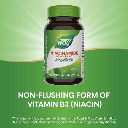 Nature's Way® Niacinamide Non-Flushing Capsules 500mg Perspective: bottom