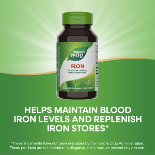 Nature's Way® Iron Capsules Perspective: bottom
