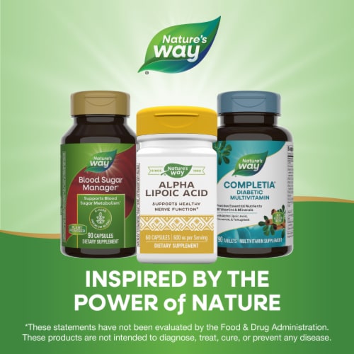Nature's Way® Alpha Lipoic Acid + Rosemary Capsules Perspective: bottom