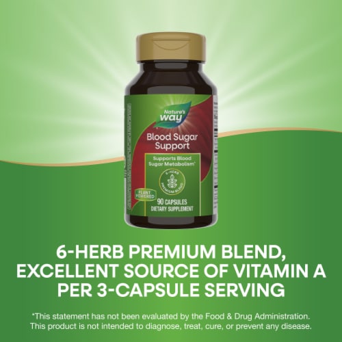 Nature's Way Blood Sugar Management Capsules Perspective: bottom