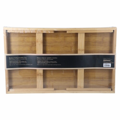 Danesco Bamboo Folding Breakfast Tray Perspective: bottom