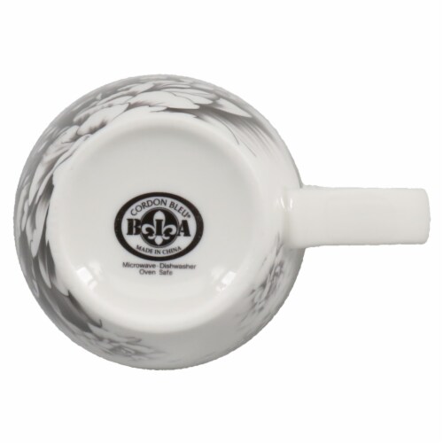 BIA Cordon Bleu® Peony Mug Set - Gray Perspective: bottom