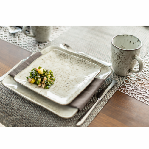 BIA Cordon Bleu Rustico Square Salad/Dessert Plate Perspective: bottom